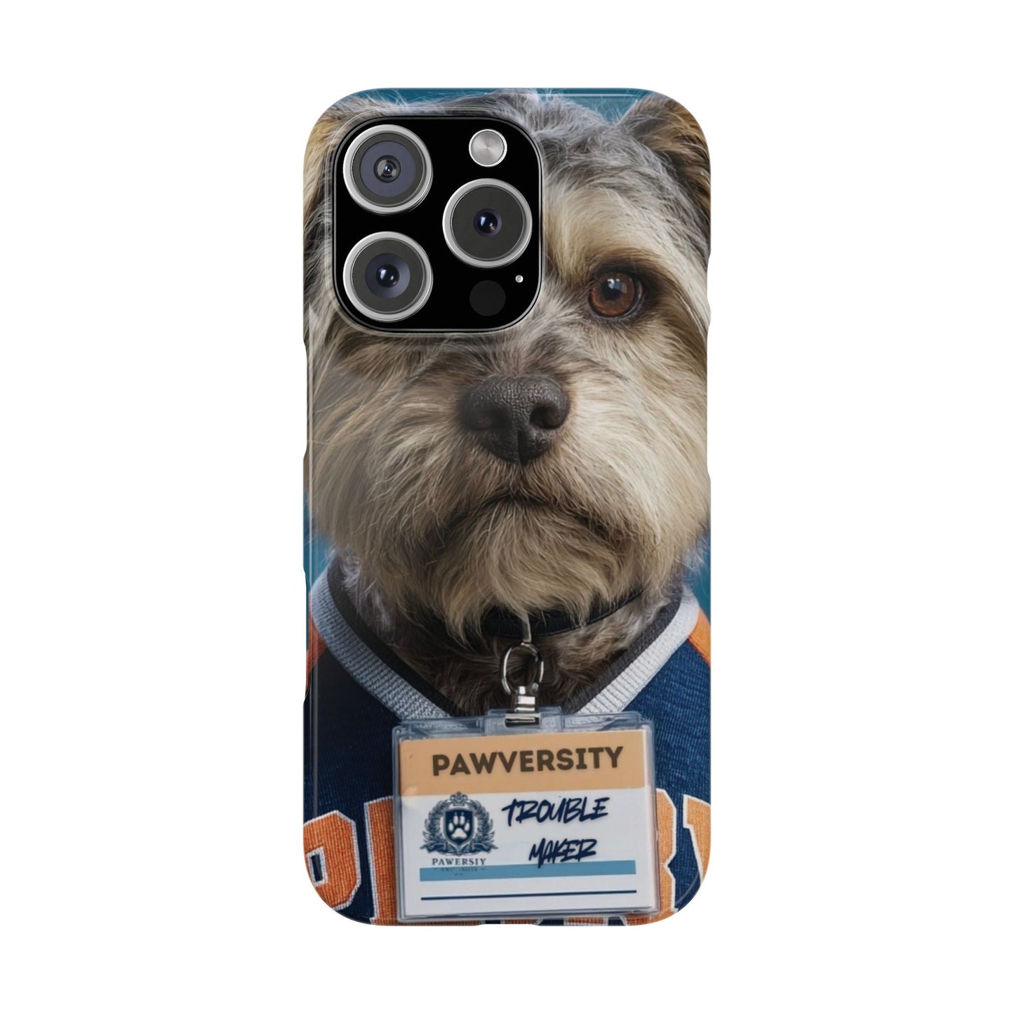 Personalized Pet Phone Case - Team Jersey Department | Upload Your Pet Photo & Name