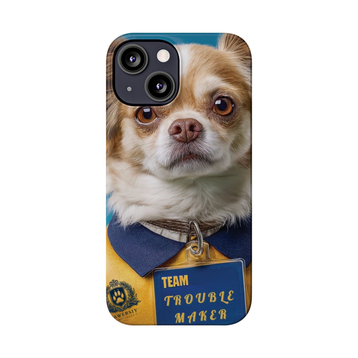 Personalized Pet Phone Case - Team Jersey Department | Upload Your Pet Photo & Name