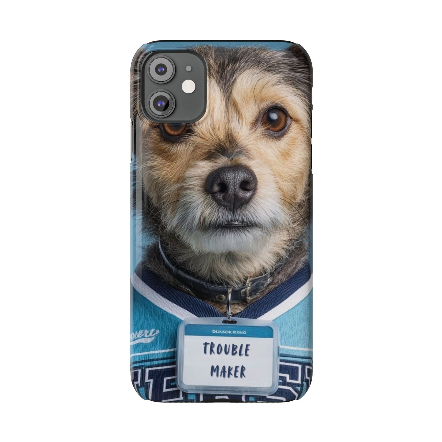 Personalized Pet Phone Case - Team Jersey Department | Upload Your Pet Photo & Name