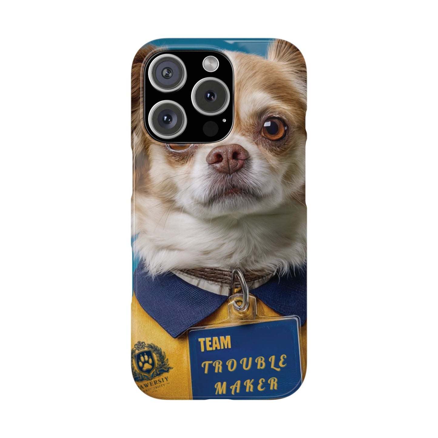 Personalized Pet Phone Case - Team Jersey Department | Upload Your Pet Photo & Name