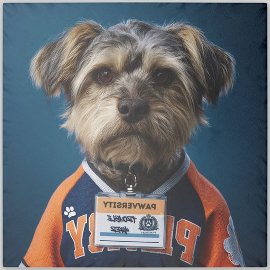 Personalized Pillow Double-Side Printed - Team Jersey Department | Upload Your Pet Photo & Name