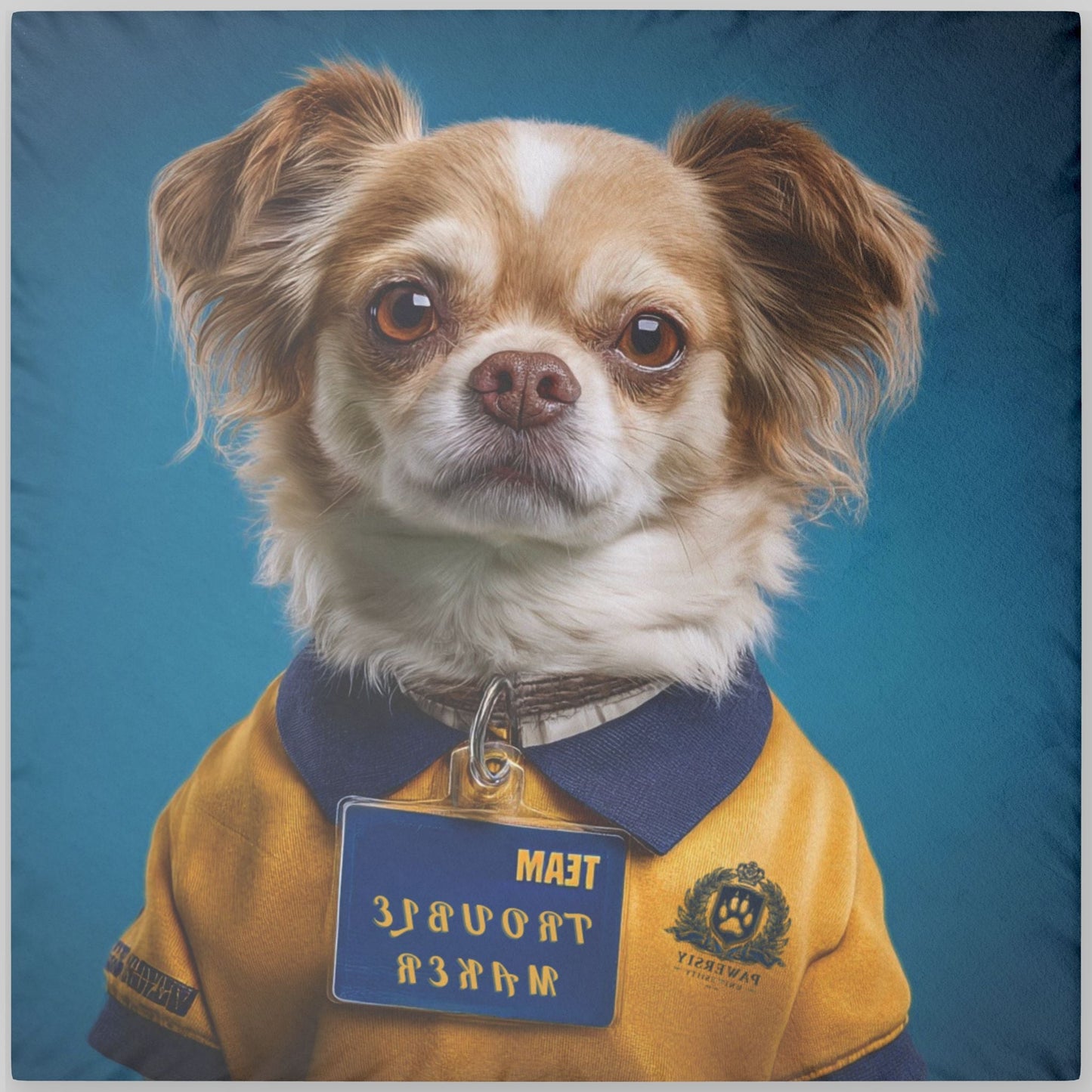 Personalized Pillow Double-Side Printed - Team Jersey Department | Upload Your Pet Photo & Name