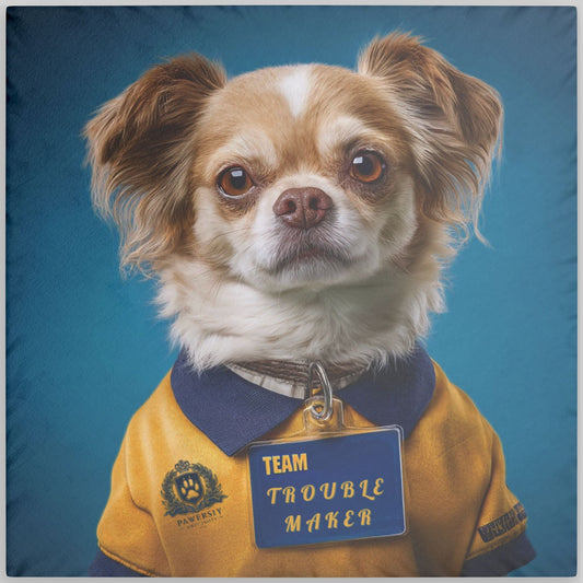 Personalized Pillow Double-Side Printed - Team Jersey Department | Upload Your Pet Photo & Name