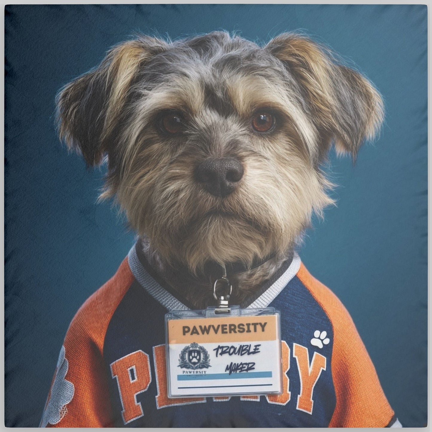 Personalized Pillow Double-Side Printed - Team Jersey Department | Upload Your Pet Photo & Name