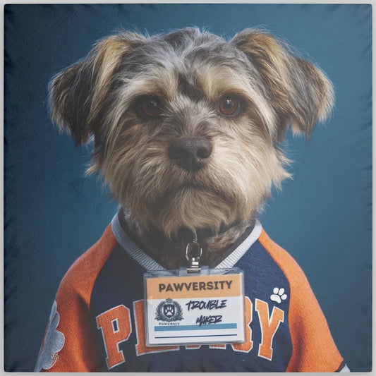 Personalized Pillow Double-Side Printed - Team Jersey Department | Upload Your Pet Photo & Name